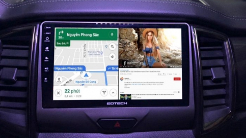 Màn hình DVD Android liền camera 360 Ford Everest 2016 - nay | Gotech GT360